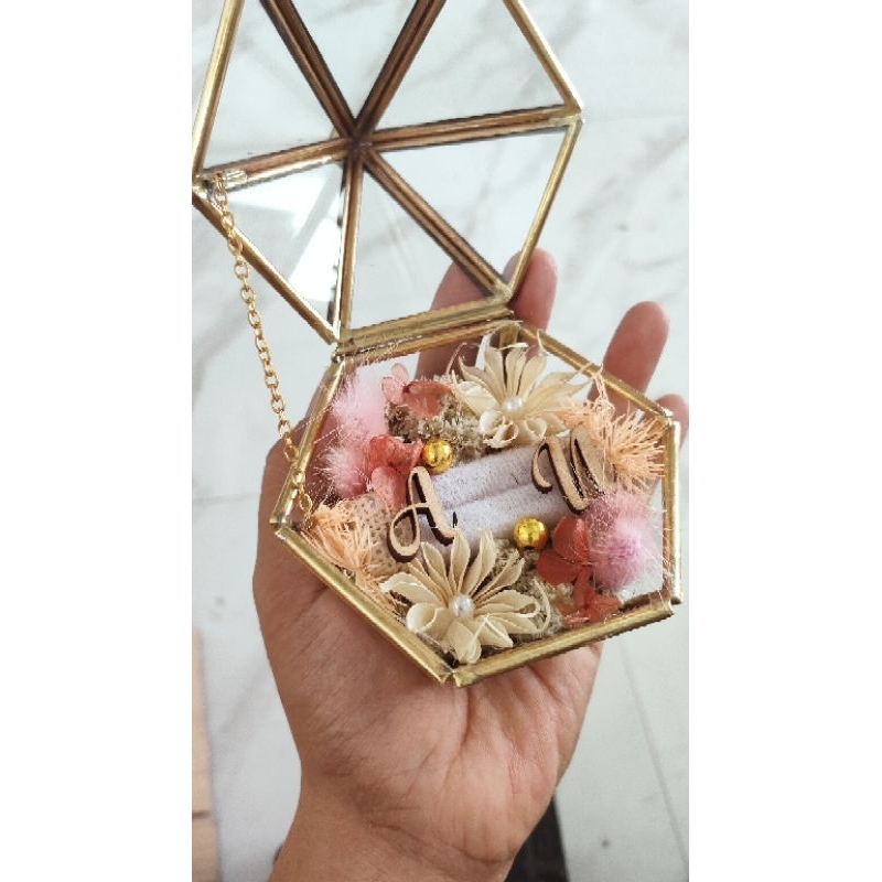RING BOX /TEMPAT CINCIN / KOTAK CINCIN/ WADAH CINCIN / GELANG / KALUNG/ PERHIASAN/ MAHAR/ SESERAHAN/