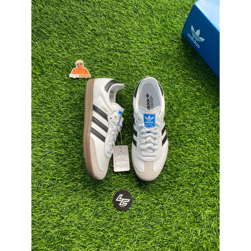 ADIDAS SAMBA OG J WHITE BLACK