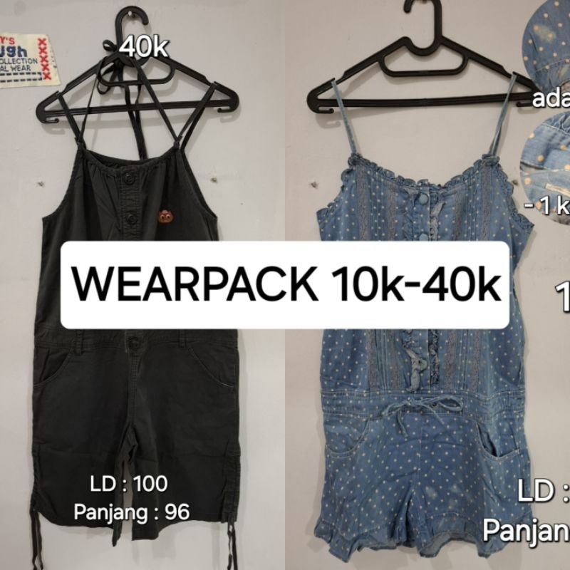 Wearpack Style Wanita / Atasan / Dress Preloved