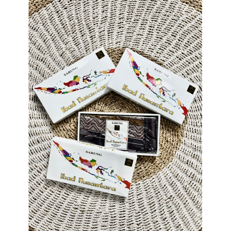 SARUNG IBAD MOTIF NUSANTARA PREMIUM | SARUNG PRIA DEWASA
