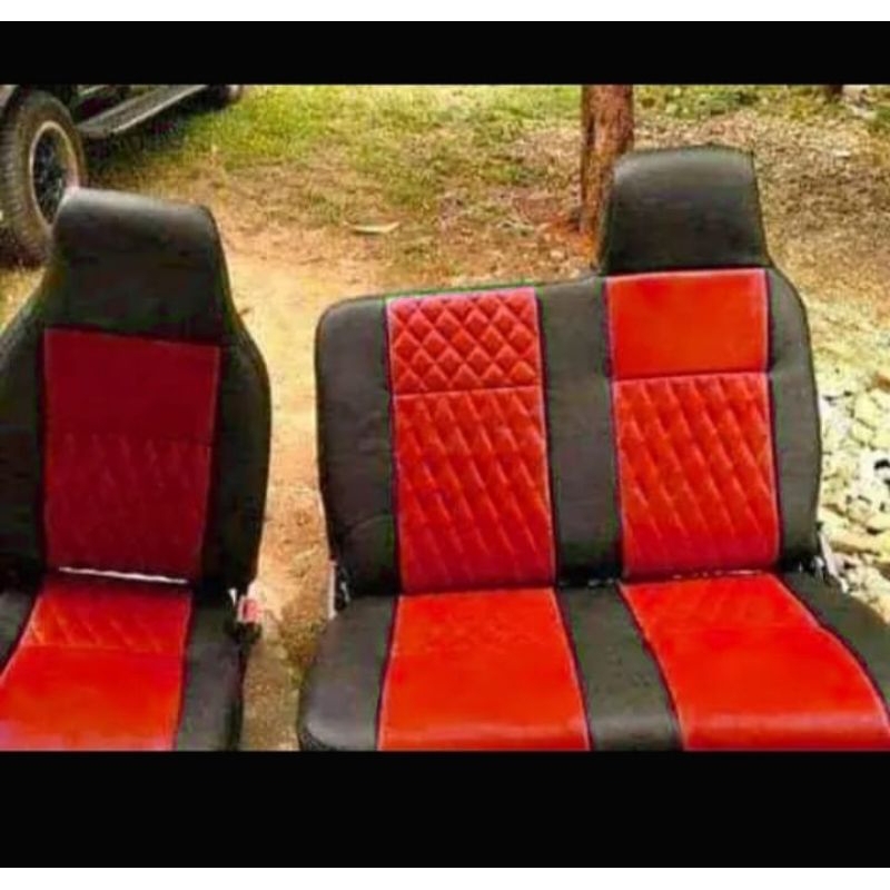 sarung jok mobil canter/cover jok mobil motif variasi