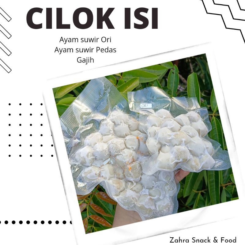 

2Xbtygneal Sakha Snack ) Cilok Isi Gajih Kemasan Vacum 500Gr