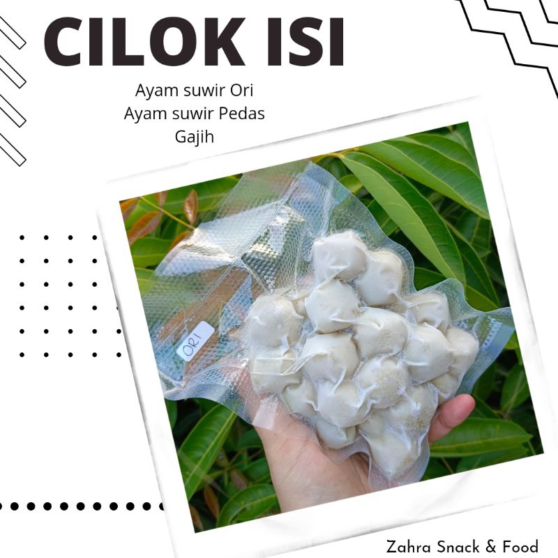 

Cilok Isi Gajih kemasan 250gr vacum