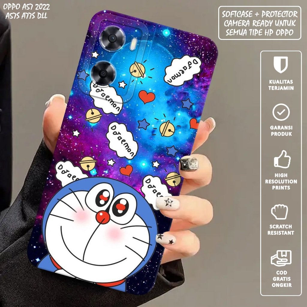CASE OPPO A57 A57S A77S - Casing Hp Oppo A57 A57S A77S - Softcase Oppo A57 A57S A77S Motif (DORAEMON