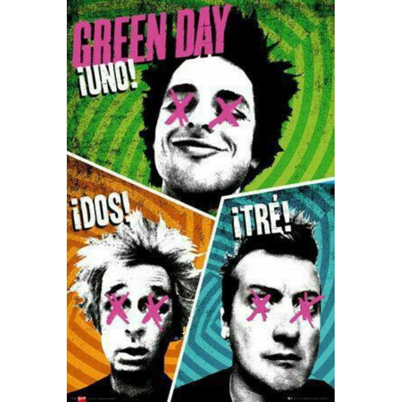 Poster Cetak Hiasan Dinding Jumbo Gambar Music Band Rock N' Roll, PUNK, METAL, POP ROCK Uk 70 X 100 