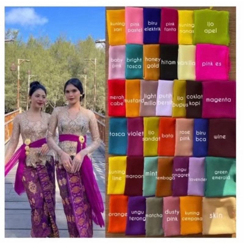 Selendang Sifon Hycon Motif Batik 250x28 cm