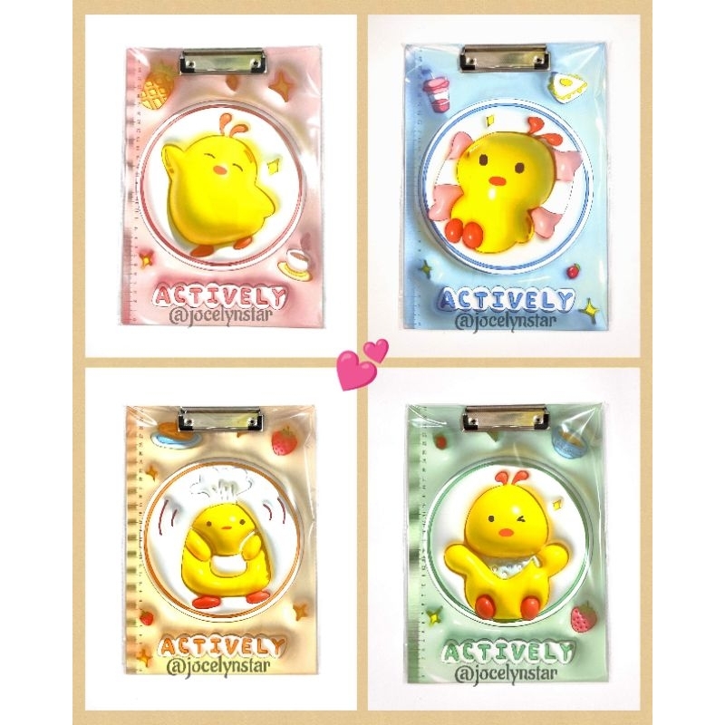 

( CHICK) Papan jalan / clipboard /papan ujian/ clipboard asthetic uk A4/ papan klip