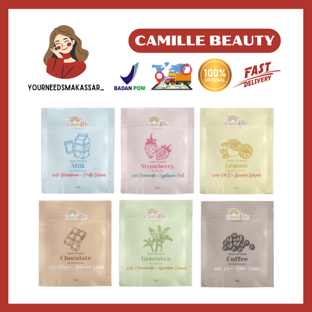 (BPOM) Camille Beauty Mask 25 g