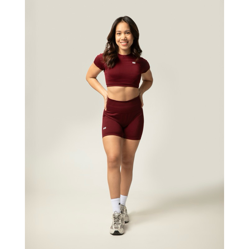 Gym Crop Top Short Sleeve Mondactive