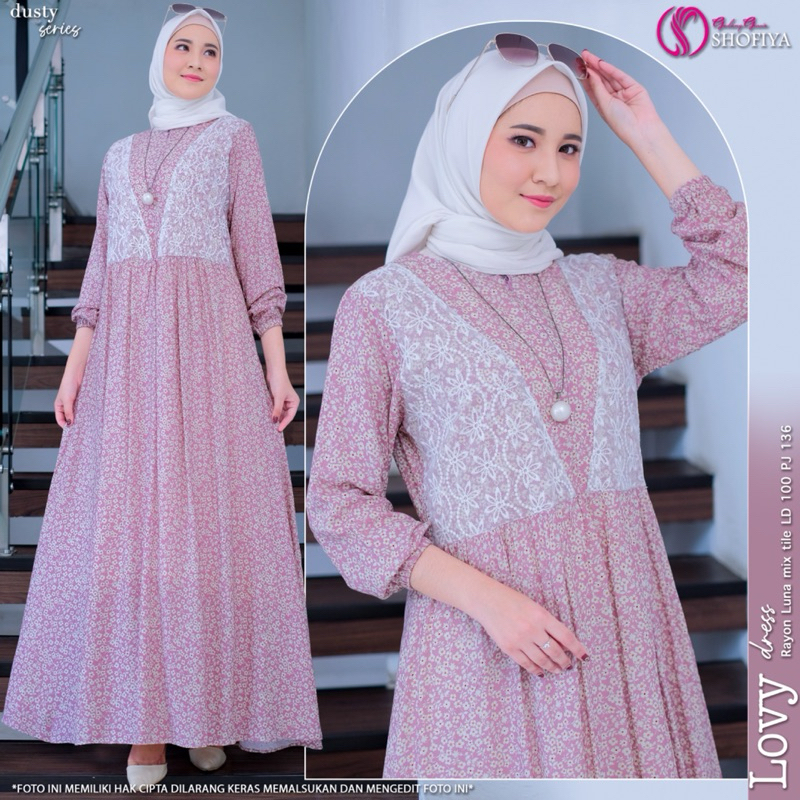 GAMIS DRESS LOVY ORIGINAL BY SHOFIYA