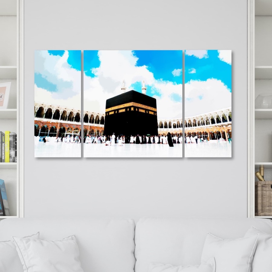 Hiasan Dinding Kanvas art print lukisan Kabah 120 x 65 cm