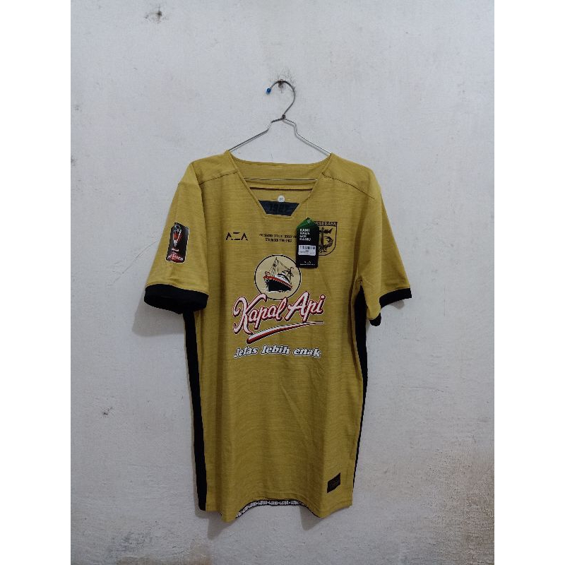 Jersey Persebaya Surabay Away Preseason 2022 Original Player Issue AZA LELIS