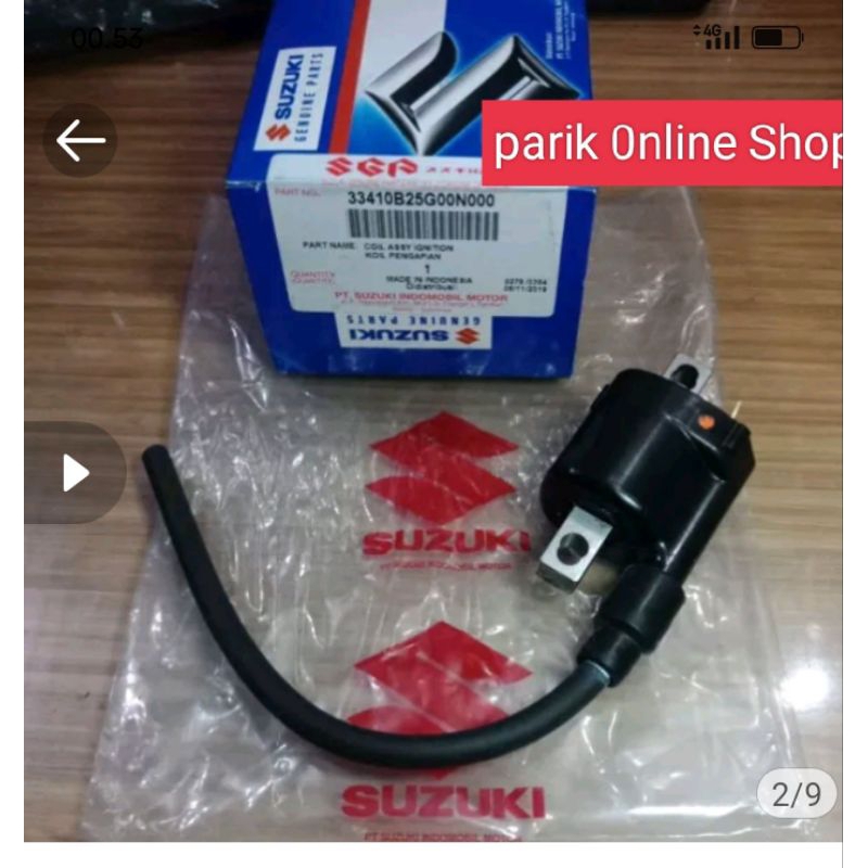 Koil Coil Pengapian Suzuki Satria Fu Karbu 150