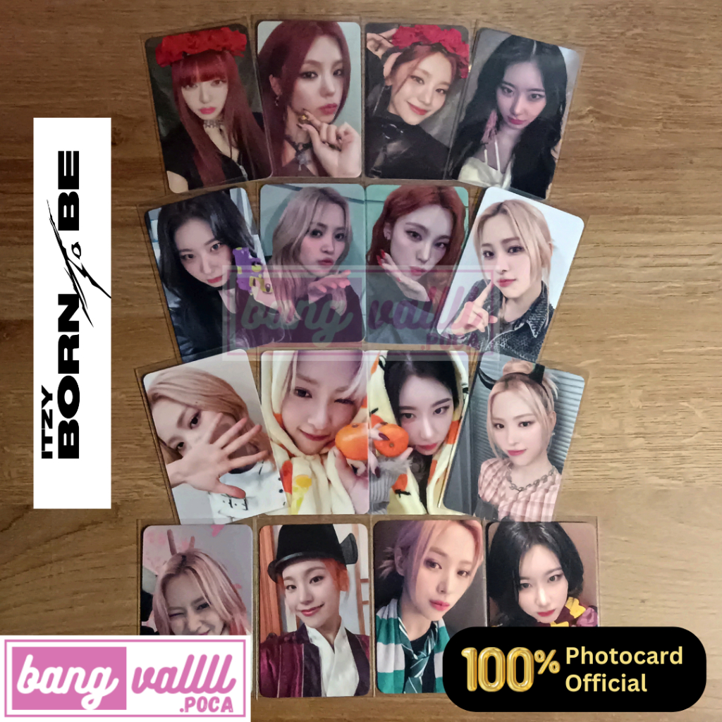 PHOTOCARD PC ITZY BORN TO BE SOUNDWAVE MAKESTAR WITHMUU YEJI LIA RYUJIN CHAERYEONG YUNA OFFICIAL