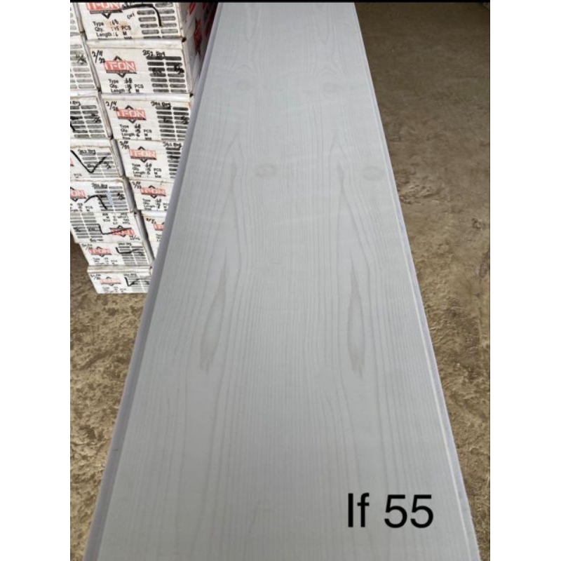 PLAFON PVC PUTIH motif SERAT KAYU TERMURAH