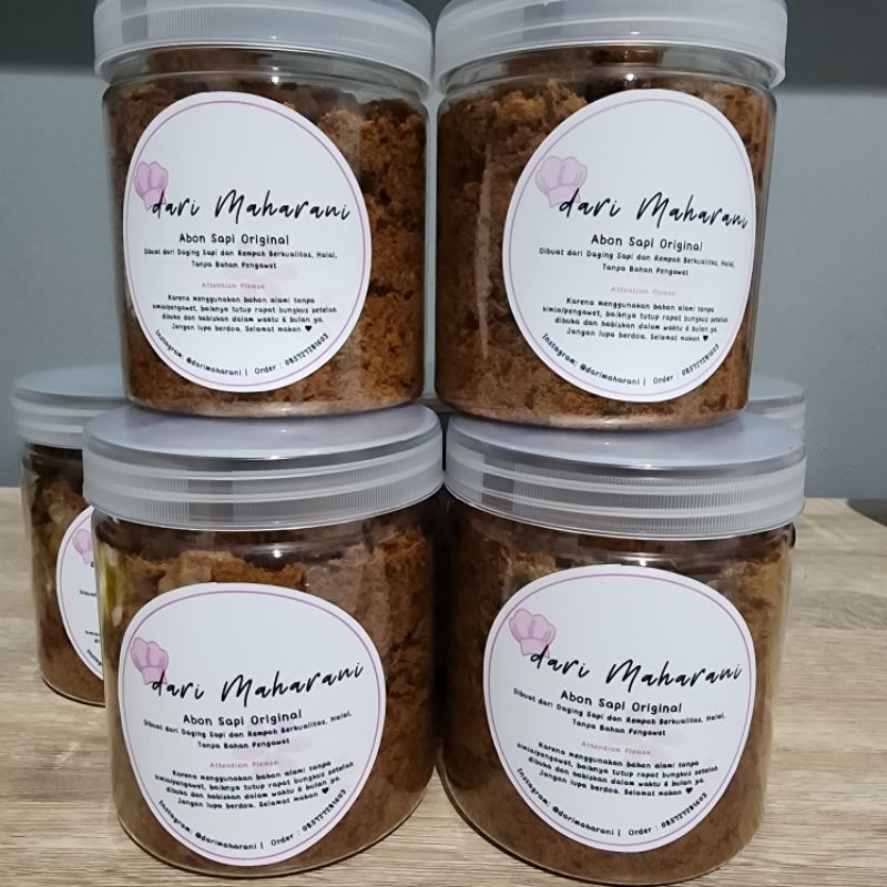 

Abon Sapi Original 250grm (Toples)
