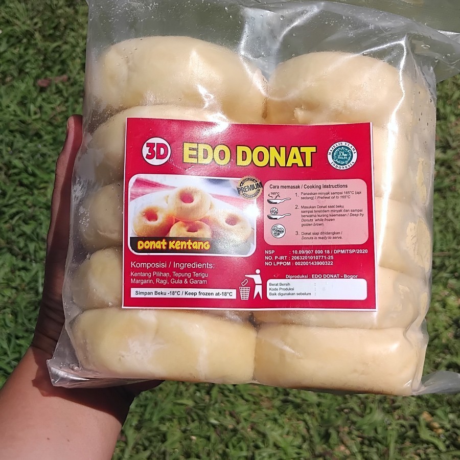 

Donat Kentang Frozen Donat Pelangi 3D Edo Donuts