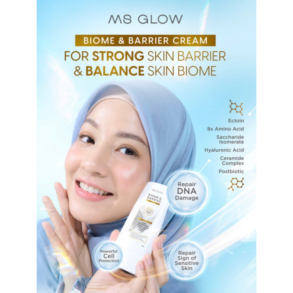 MS GLOW BIOME BARRIER CREAM ORIGINAL/MS GLOW BIOME/MS GLOW BIOME CREAM/CREAM BIOME MS GLOW/CREAM MS 