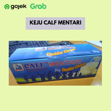 

Keju Calf Mentari - Calf Mentari Cheddar Cheese 2Kg