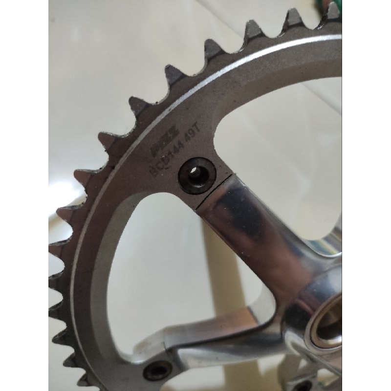Crankset Pizz HT2 49T + Pedal Giorni Strap WCYC