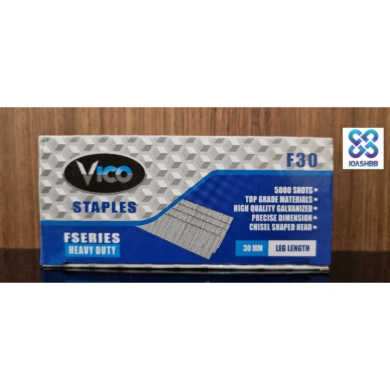 

Isi Staples F30 Isi 5000Bh Mesin Paku Tembak Refill Air Nailer Stapler Gun