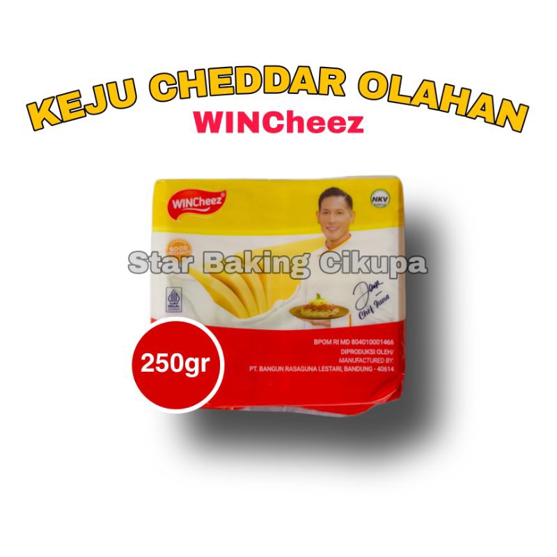 

KEJU WINCHEEZ CHEDDAR 250GRAM Keju Wincheez Cheddar