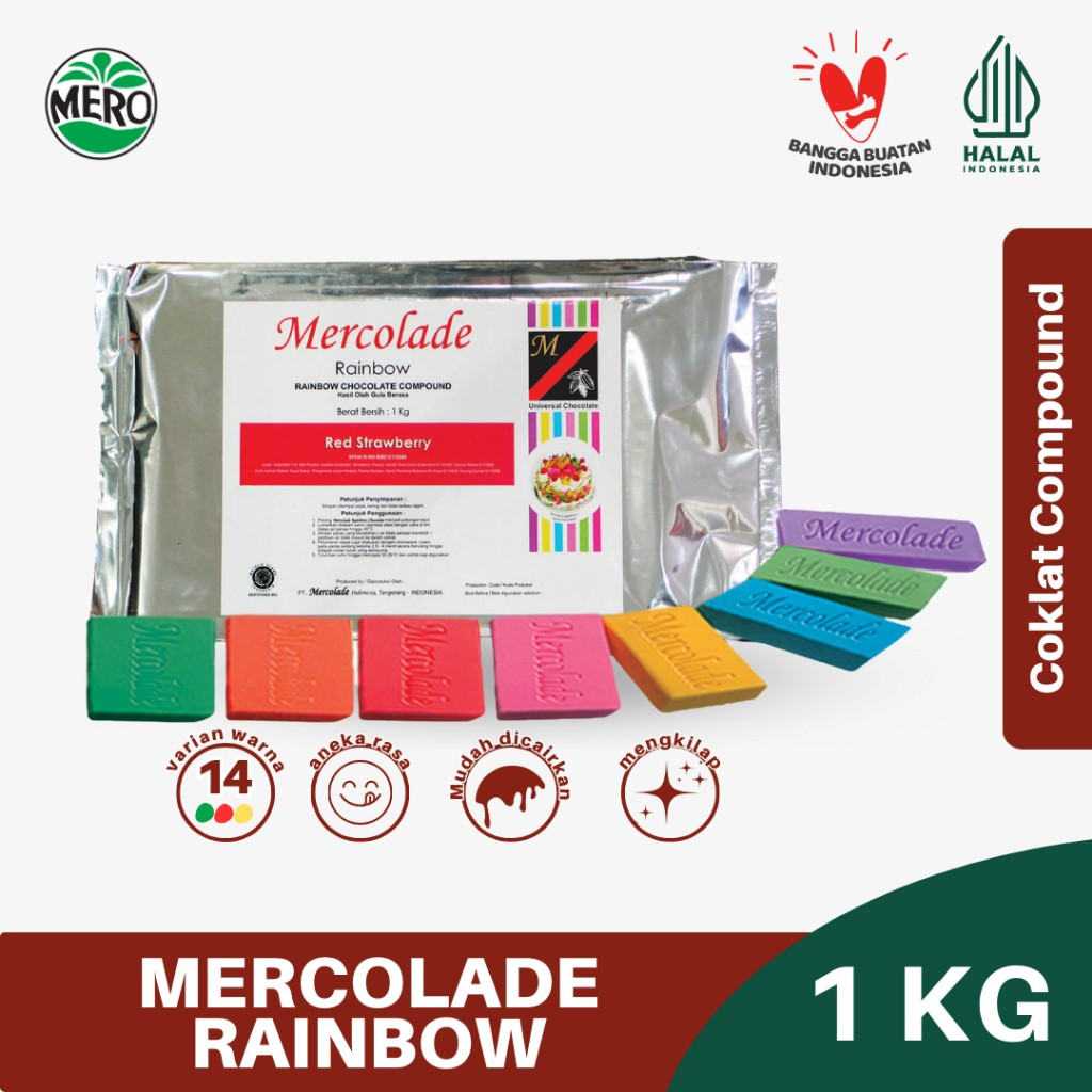 

MERCOLADE RAINBOW 1KG PER DUS (12PCS)