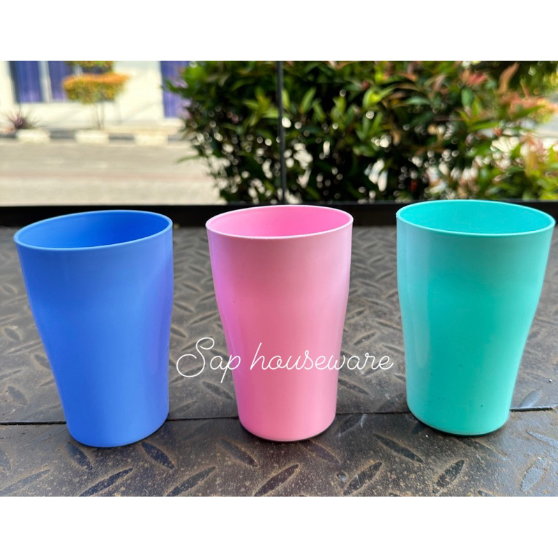 Gelas minum yuyu alexish isi 1lusin/gelas plastik/gelas kopi/gelas lucu/souvenir