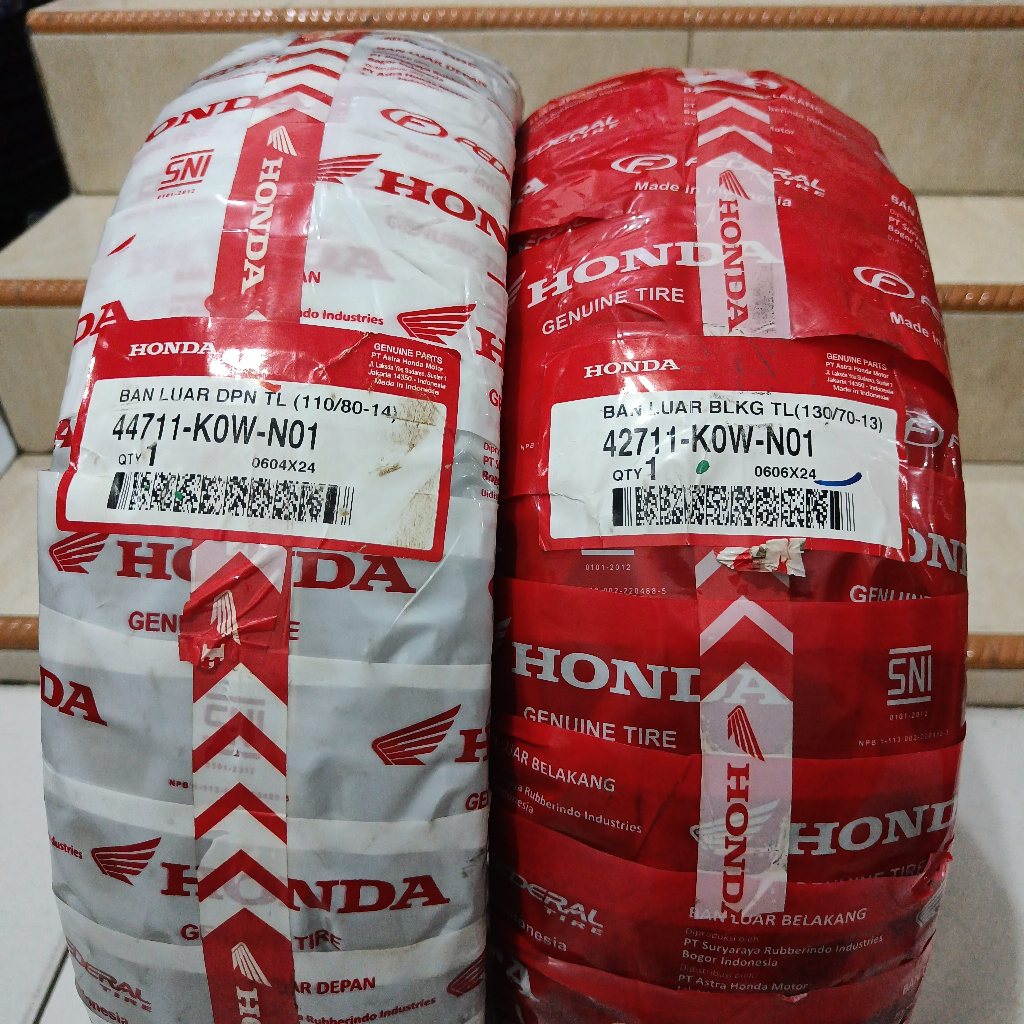 BAN LUAR TUBELESS 110/80-14 & 130/70-13 ORIGINAL HONDA ADV 150 , ADV 160 original