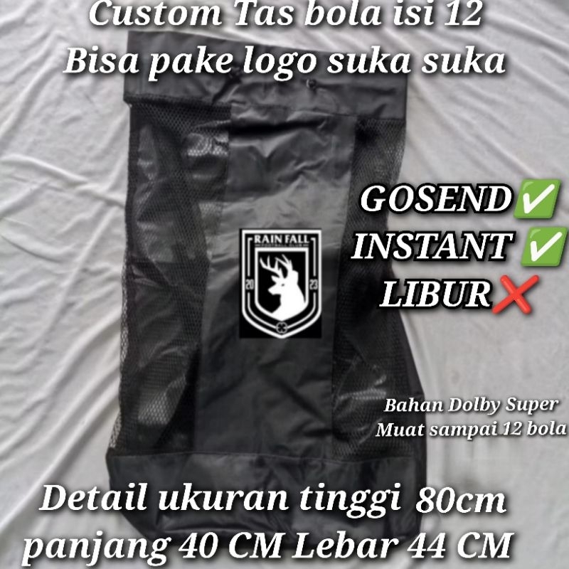 Custom Tas bola isi 12 Ball bag logo suka suka Tas bola