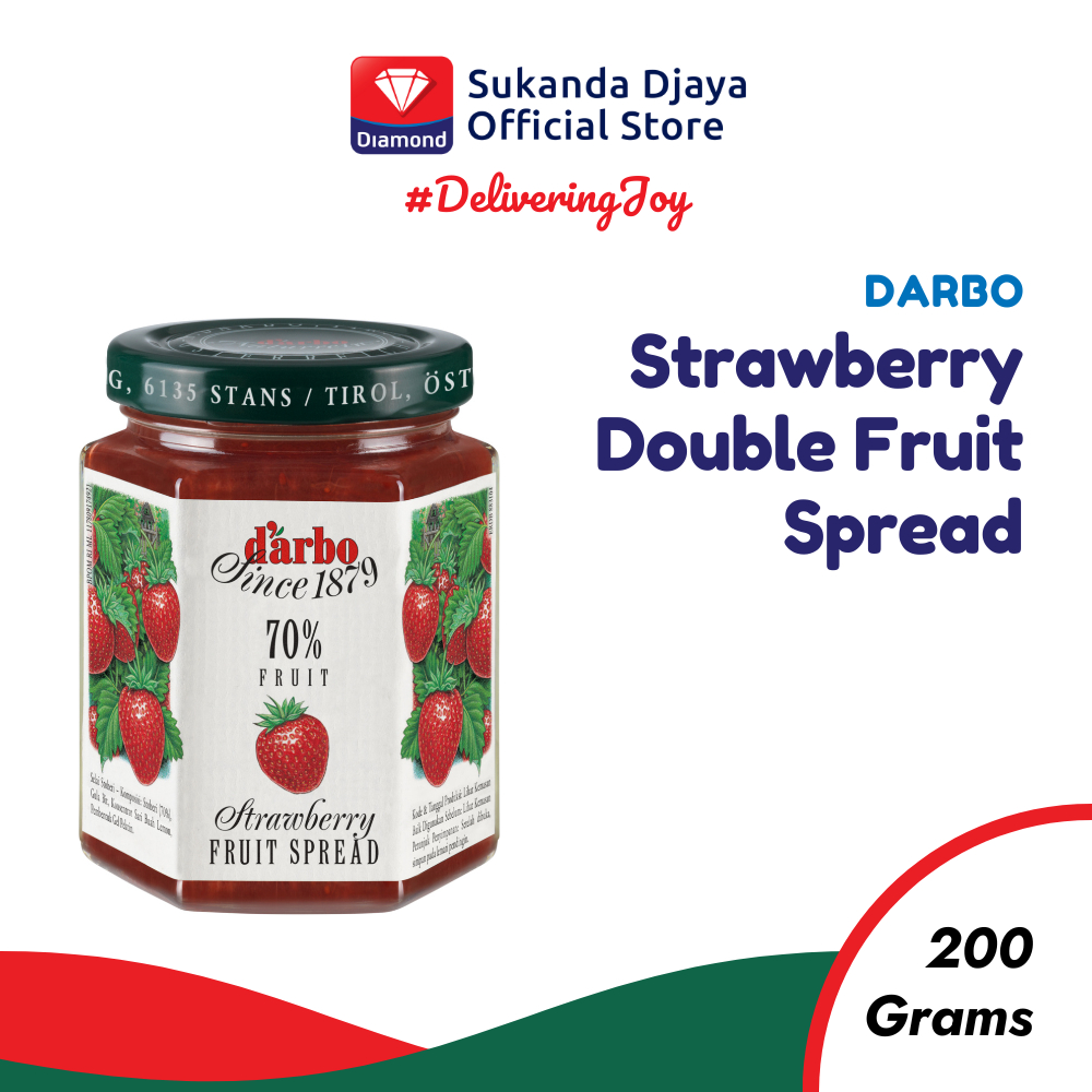 

Darbo Strawberry Double Fruit Spread 200 Gr