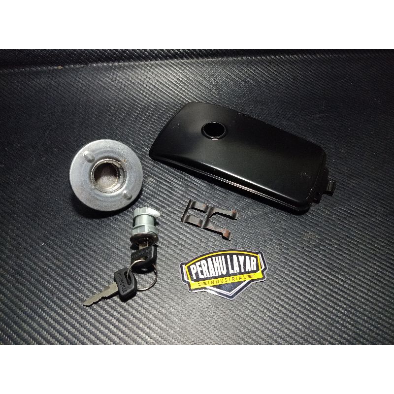 PAKET KUNCI TANGKI SET GL100 COVER TANGKI TUTUP TANGKI BULAT SET KUNCI TANGKI GL100