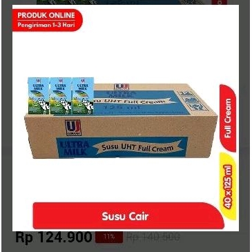 

Ultra cair full cream 125ml