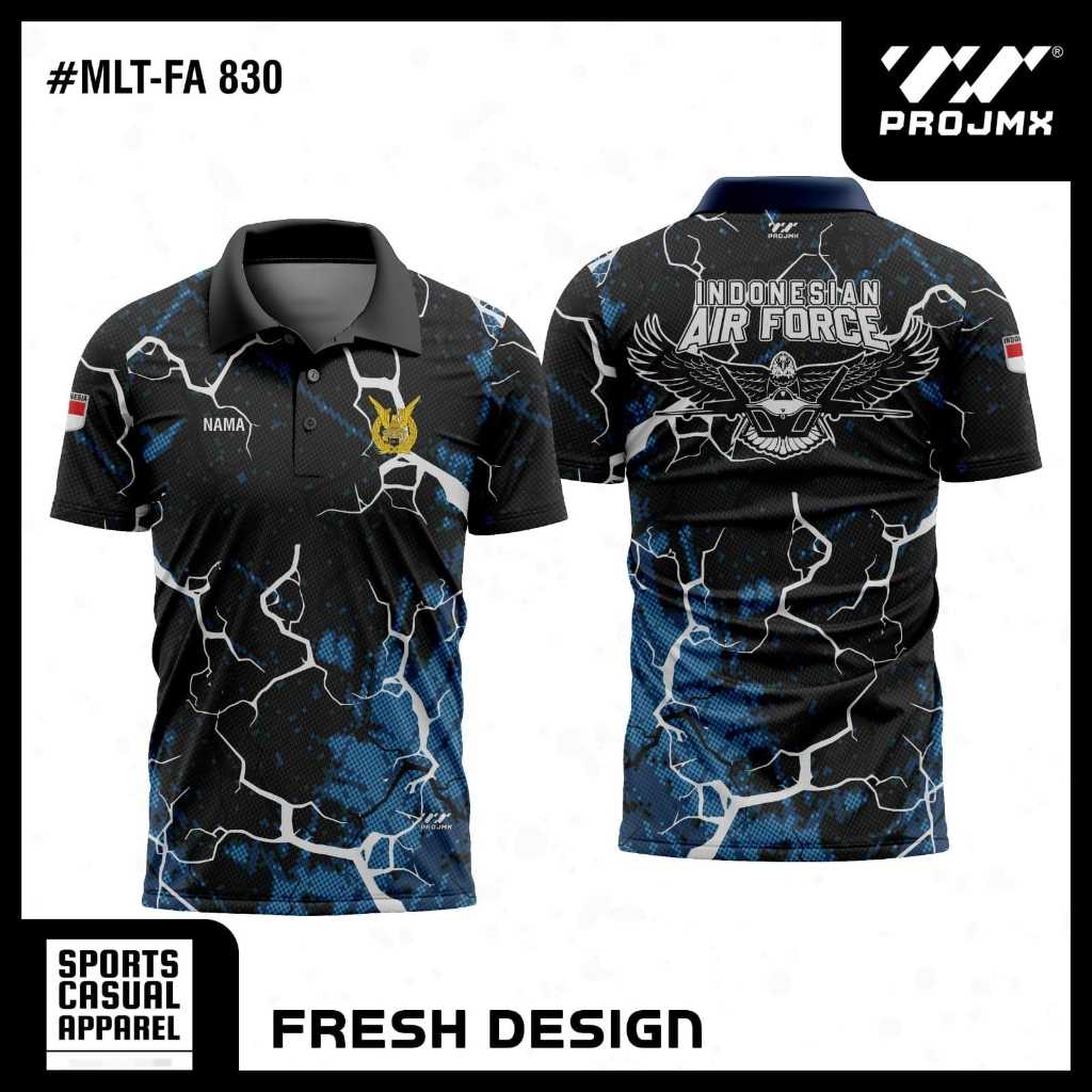 PROJMX - KAOS JERSEY TNI AU | BEBAS CUSTOM