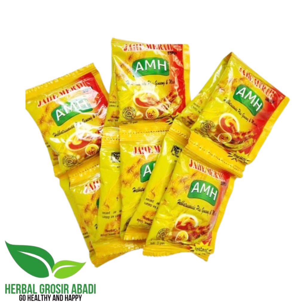 

Jahe Merah Super AMH | Ekstrak Habbatussauda Plus Ginseng & Madu | Jahe Merah Ratu Lebah Per Renceng