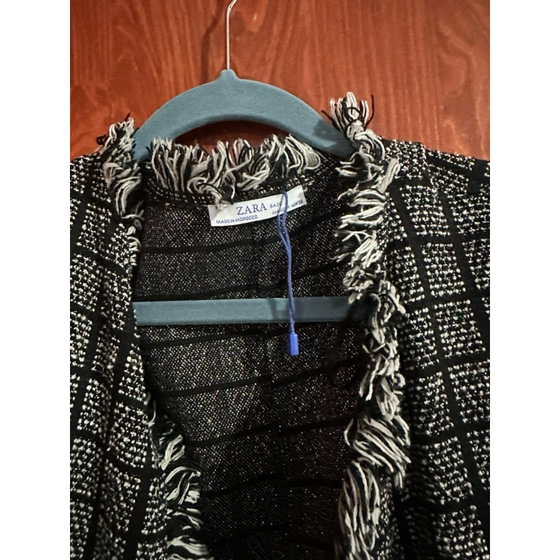 outer tweed zara