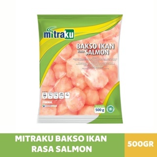 

Mitraku Baso Ikan Rasa Salmon 500Gram| Salmon Fish Ball Mitraku - BASO SALMON