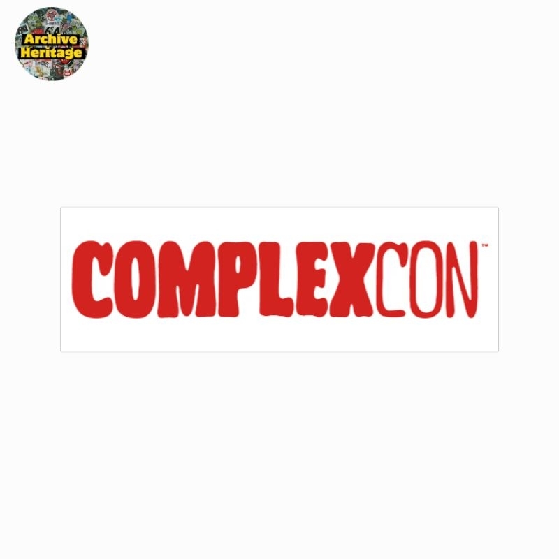 

sticker complexcon logo clothing exhibition clothing streetwear stiker