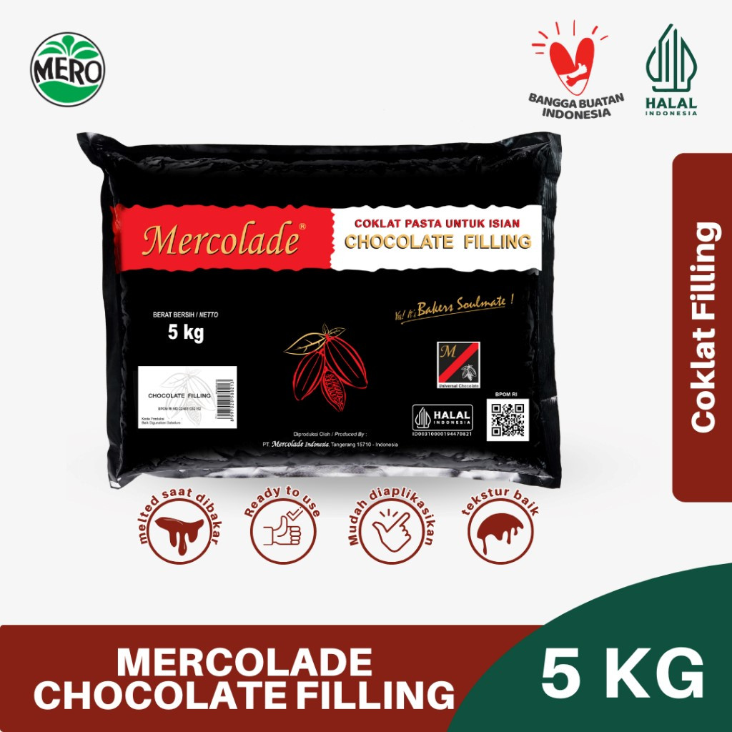 

MERCOLADE DARK CHOCOLATE FILLING 5KG