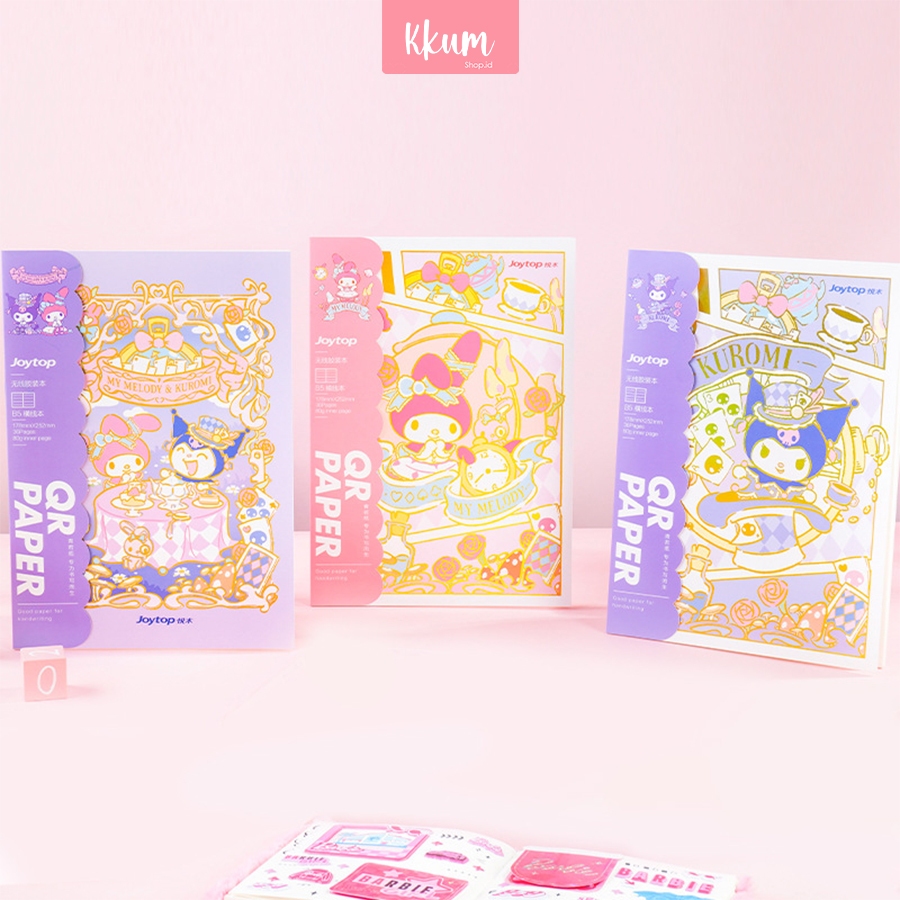 

36 Lembar Notebook B5 Kuromi/Buku Tulis Diary B5 Sanrio