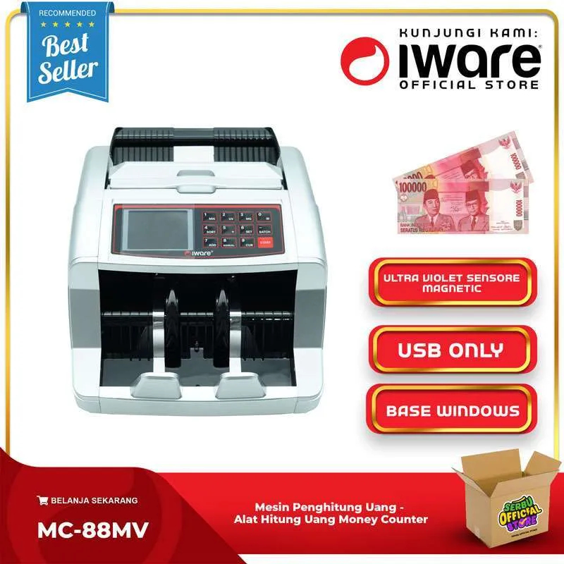 IWARE Mesin Penghitung Uang MC 88MV Money Counter MC88MV