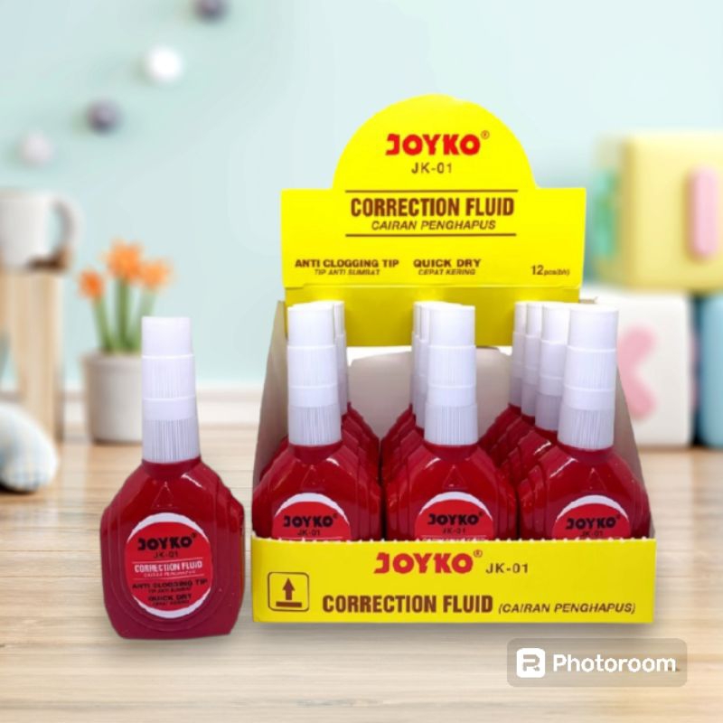 

Tip ex cair Joyko JK 01 per lusin isi 12pcs