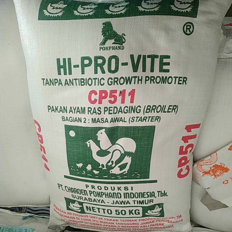 CP 511 Pakan Ayam ECER 15 kg CP511B Pur Ayam