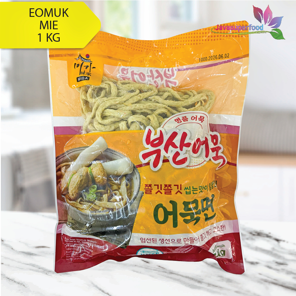

MIGA Eomuk Mie 1 Kg / Odeng Mie Korean / Eomuk / Fish Cake HALAL