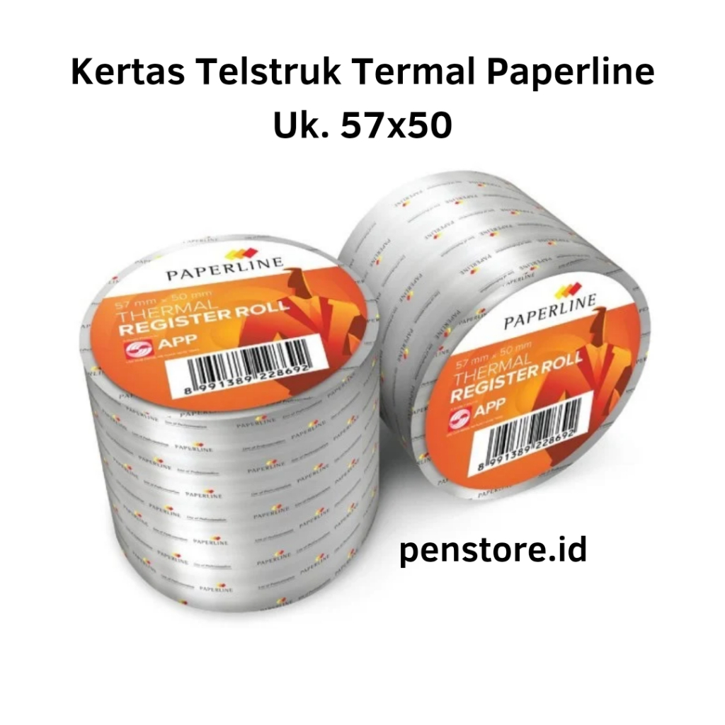 

(Roll) Thermal Paper Roll 57x50 Paperline / Kertas Kasir/ Struk Kasir