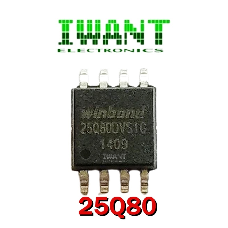 25Q80 25Q80BVSIG BIOS WINBOND IC 25Q80DVSIG SMD 8PIN ORIGINAL