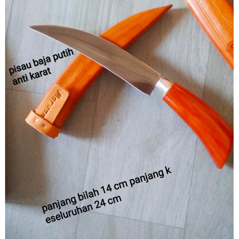 pisau baja asli super tajam anti karat