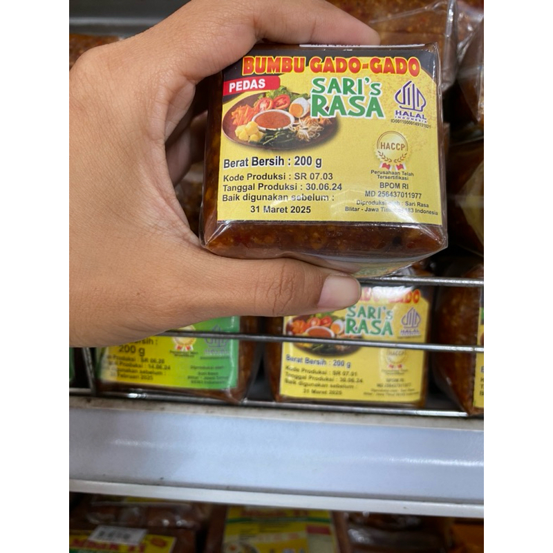 

Bumbu Gado Gado Berat 200 Gram