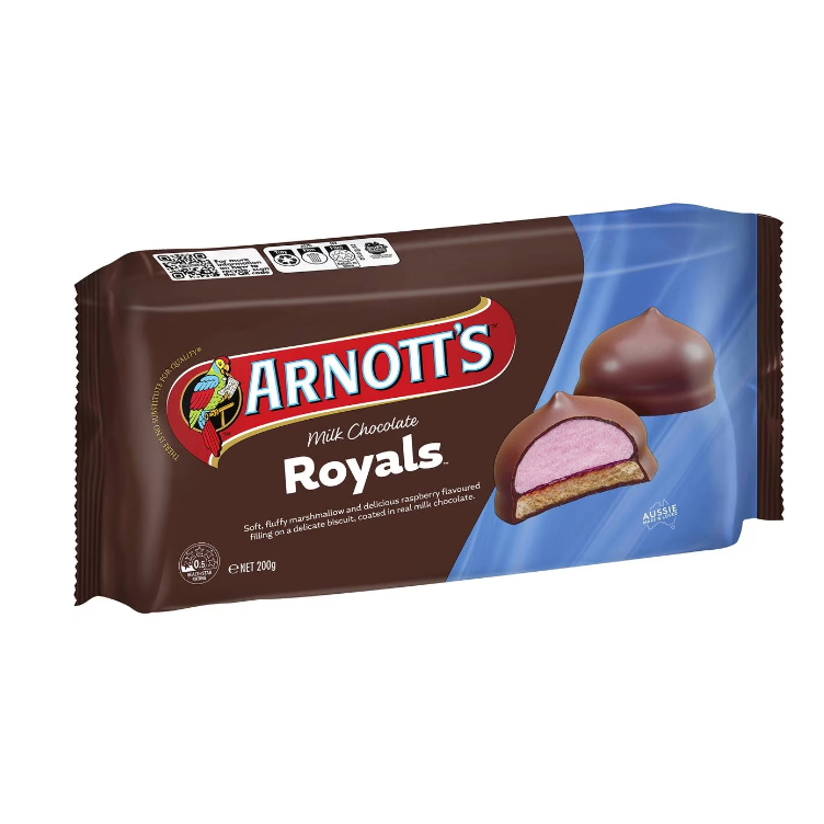 

Arnott's Royals Milk Chocolate Biscuits 200g