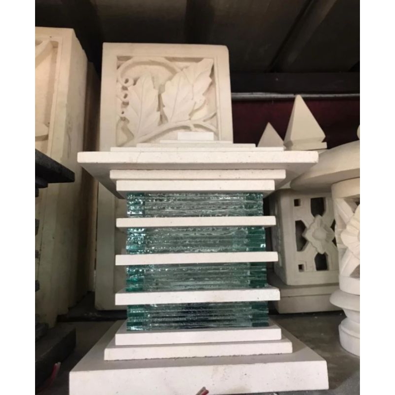 LAMPION LAMPU KACA - BATU ALAM